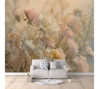 3D Carta Da Parati Fotografica Dipingere Fiori TNT Murale alla moda Decorazione Arte Minimalista Ristorante Soggiorno Tv Parete Camera Letto Decorazione Della Parete Murali-350x256cm