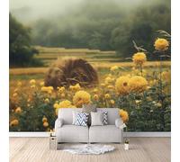 3D Carta Da Parati Fotografica Fattoria Dei Fiori TNT Murale alla moda Decorazione Alta Definizione Ristorante Soggiorno Tv Parete Camera Letto Decorazione Della Parete-400x280cm