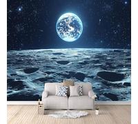 3D Carta Da Parati Fotografica Pianeta Luminoso TNT Murale alla moda Decorazione Paesaggi Alieni Ristorante Soggiorno Tv Parete Camera Letto Decorazione Della Parete Murali-250x175cm
