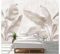 3D Carta Da Parati Retro Tridimensionale Dipinto A Mano Piante Foglie | Facile da Installare Ideale per Decorazioni di Lusso su Misura Uffici Soggiorni Camere Letto Pareti Dietro il TV-430cm×300cm