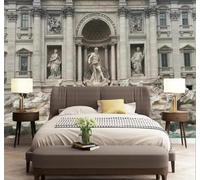 3D Carta Da Parati Rilievo Chiesa Architettura Personaggi Arte | Facile da Installare Ideale per Decorazioni di Lusso su Misura Uffici Soggiorni Camere Letto Pareti Dietro il TV-200cm×140cm