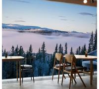 3D Carta Da Parati Tridimensionale Bello Natura Foresta Paesaggio | Facile da Installare Ideale per Decorazioni di Lusso su Misura Uffici Soggiorni Camere Letto Pareti Dietro il TV-300cm×210cm