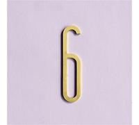 3D Casa Galleggiante Targa Adesiva Numeri Creativi In ??ottone Massiccio Oro 7cm Cifre per Porta Camera Cassetta Lettere Segnaletica Pavimento Hotel Villa Decorazione Cartello Diy Segno (6)