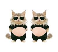 3D Cat Stickers - Sponge Reusable Decals, Fun Laptop and Notebook Stickers For Personalization, Soft With Vibrant 3D Effect, Decorative Accessory, Kids Home Lunch Box Water Bottle