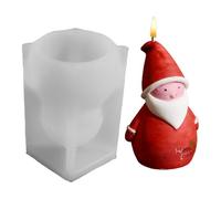 3d Christmas Moulds - Silicone Santa and Snowman Craft Molds for Seasonal Creations | Reusable Non Stick Tray for Candy Making, Candle Pouring, Soap Crafting, Holiday Home Diy or Party Prep