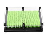 3D Clone Hand Model Children Plastic Hand Face Model Office Decoration Clone Pin Art DIY Toy Pin Screen Needle Painting for Kids Adults Home Office Red Green Christmas Gifts (Medium Size Green)