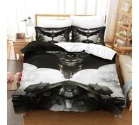 3D Con Stampa Di Batman Set Di Biancheria Da Letto Con 3 Pezzi Copripiumino Morbida Microfibra Per Ragazzi E Ragazze,coppie,camera Da Letto,decorazione Single（140x200cm）