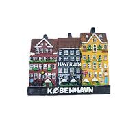 3D Copenaghen Danimarca frigorifero magnete viaggio adesivo souvenir, casa e cucina decorazione Danimarca frigorifero magnete dalla Cina