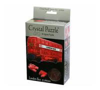 3D Crystal London Bus Red Jigsaw Puzzle 53 Pieces Educational Toy Ages 3+