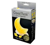 3D Crystal Mental Puzzle Moon 48 Pieces Educational Toys for Ages 10+ and Up