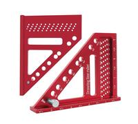 3D da Carpentiere - Strumento di Layout Multi Angolo 22.5-90 Gradi,Triangolare Per Sfalzi E Misura - per Lavori di Costruzione Falegnameria Officina Casa Regalo Uomo Padre