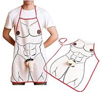 3D divertente grembiule da cucina novità addio al celibato costume uomo divertente grembiule decorazione muscolare divertente grembiule da cucina barbecue grembiule da festa regalo