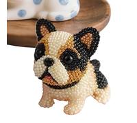 3D Dog Bead Embroidery Set - 7.8x5.9x1.57in DIY Crafting Kit With Beads And Threads | Animal Shape Sewing Project For Women Girls Adults, Handmade Decoration, Creative Hobby Supplies, Gift For Animal