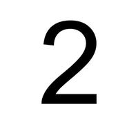3D Double-sided Lighted House Numbers Outdoor Waterproof Acrylic Door Plates Metal Letter Sign Plate Villa Address Number(2,12.5CM 5INCH_BLUE LIGHT)