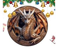 3D Dragon Puzzle - Kit Modello Di Visione Dettagliato Da 150 Pezzi, Costruzione Fantasy A Forma Di Animale | Display Decorativo Per La Costruzione Di Forma Unica, Giocattolo Educativo Per L'apprendime