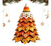 3D Fabric Quilted Christmas Tree Kit, Precut Fabric Sewing Set Christmas | Christmas Tree Material Kit, Adults Christmas Tree Sewing Kit for Home Hobby Studio Office Travel Daily