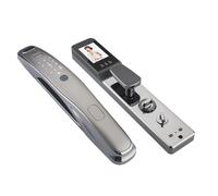 3D Face Smart Door Lock Telecamera Di Sicurezza Monitor Impronta Digitale Intelligente Password Sblocco Chiave Elettronica Biometrica Facile Alta Sicurezza(24-240Rwihout 3D)