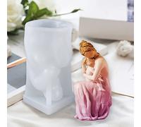 3D Family Figures Hugging Candle Moulds for Candle Making, Nordic Style Human Body Candle Mold, Crystal Drop Resin Mold for Home Wedding Party Prom Decor, Silicone Mold for Soap Scented Candle
