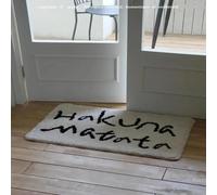 3D Faux Cashmere Lettered Decorative Carpet Is Soft And Comfortable For Home Decoration In The Entrance Hall And Bathroom-60x90cm