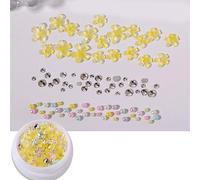 3D Fiore Nail Art Per Acrilico Fiori Unghie Gemme Cristalli Unghie Perline Per Arte Decorazioni