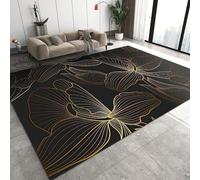 3D Fiori Delle Piante Stampa Tappeto Salotto Grande Pelo Corto Moderno, Moquette Antiscivolo, Grandi Soggiorno Camera Da Letto Decorazione Dome 160 X 230 Cm - Pulizia Facile /8317179672208