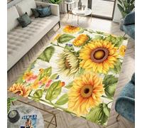 3D Fiori Delle Piante Stampa Tappeto Salotto Grande Pelo Corto Moderno, Moquette Antiscivolo, Grandi Soggiorno Camera Da Letto Decorazione Dome 80 X 120 Cm - Pulizia Facile /9619869338540