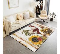 3D Fiori Delle Piante Stampa Tappeto Salotto Grande Pelo Corto Moderno, Moquette Antiscivolo, Grandi Soggiorno Camera Da Letto Decorazione Dome 100 X 150 Cm - Pulizia Facile /3172327959815