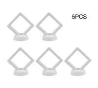 3D Floating-5/10PCS Telaio Supporto Cavalletto Scatola Trasparente Gioie Anello