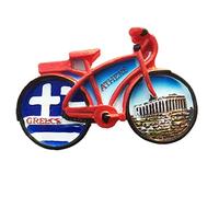3D forma di bicicletta Atene Grecia frigorifero magnete souvenir regalo, casa e cucina decorazione adesivo magnetico Atene Grecia frigorifero magnete