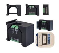 3D Formfabrik Supporto Per Guida Din Nero Per Shelly Addon + Serie Plus + Gen3 Con Protezione Da Contatto