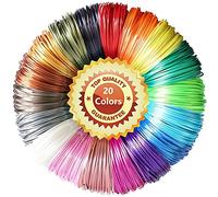 3D Forming Pen Filament PLA 1,75 mm, LELYFIT Filamento Per La Stampa 3D, 20 Colori / 5 m Ciascuno, 100m Totali, Adatto Alla Maggior Parte Delle Penne Da Stampa