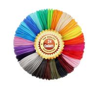 3D Forming Pen Filament PLA 1,75 mm, LELYFIT Filamento Per La Stampa 3D, 24 Colori / 5 m Ciascuno, 120 m Totali, Adatto Alla Maggior Parte Delle Penne Da Stampa