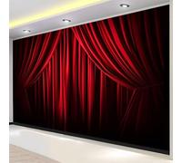 3D Fotomurale Murales Palcoscenico Carta da Parati Panoramica 200x140 cm Teatro Fotomurali Tessuto Non Tessuto Decorazione Parete Poster Camere da Letto Soggiorno Pareti Murale q.6363