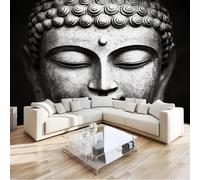 3D Fotomurale Murales Statua Carta da Parati Panoramica 400x280 cm Statua di Buddha Fotomurali Tessuto Non Tessuto Decorazione Parete Poster Camere da Letto Soggiorno Pareti Murale q.7439