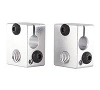 3D FREUNDE, 2 blocchi riscaldanti in alluminio E3D V6, adatti per stampante 3D RepRap Prusa I3, 2 Stück, 2