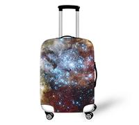 3D Galassia Cielo Stellato Universo Pianeta Stampa Design Tema Spazio Esterno Moda Adulti Bagagli Copertura Copri Valigia Lavabile Anti-Polvere Elastico Copertura (Style 8,L(26-28inch))