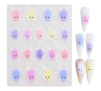 3D Gatto Art Sticker Francese Autoadesivo Art Sticker Nail Sticker Art Accessori Per Le Signore