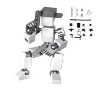3D-gedruckte Actionfigur,Stop-Motion-Figuren, Einzigartige vielseitige Roboter-Actionfigur, flexibel, 3D-gedruckt, Veränderbares, flexibles 3D-gedrucktes Actionfiguren-Set zum Malen, für Freunde, Foto