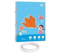 3D Geometry Book-29.7x21cm Di Testo Con Volume E Calcolo Dello Spazio | Toys Di Apprendimento Della Carta Pedagogica | Di Attività Per Bambini Principianti | Pensiero Spaziale Per L'appren