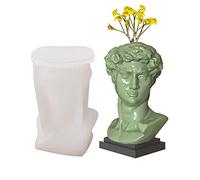 3D Gesso David Vaso Argilla Stampo in Silicone Epossidica Artigianato Stampo in Resina David Vaso Colata Sapone Candela Fare Complementi Arredo Casa