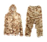 3D Ghillie Suit Uniform Leaves Sniper CS Jungle Poncho Abbigliamento R Giacche