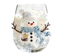 3D Glass Christmas Coffee Mugs Non-Slip Grip Hot and Cold Drinks Drinkware