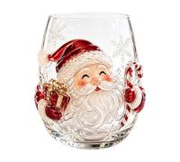 3D Glass Christmas Coffee Mugs Non-Slip Grip Hot and Cold Drinks Drinkware