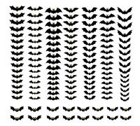 3d Halloween Bat Wall Adesions - Glow Eyes Bat, Volanti BAT DECALS | 128 Pezzi Decorazioni Da Parete Spettrale Rimovibili Per Cucina Da Bagno Per La Camera Da Letto Della Camera Da Letto Sfondo Della
