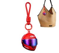 3d Helmet Keychain Vibrant Collectible - Motorcycle Helmet Keychain Pendant