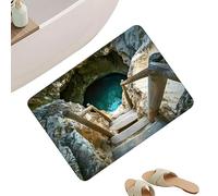 3D Hole Rug | Quick Dry Non-Slip Soft Mat | Optical Illusion Door Mat Area Rug | Non-Slip Quick Dry Velvet Mats For Bedroom Living Room Bathroom Kitchen Entryway Indoor Outdoor Office Apartment