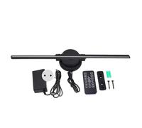 3D Hologram Fan, Hologram Projector, Photos Videos HD Naked Eye 3D Advertising Player APP, 3D Holographic Projector Advertising Display Fan