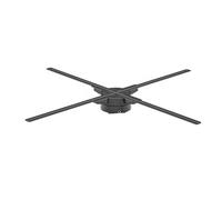 3D Hologram Fan LED Holographic Projector Player Pubblicità Display 3D Hologram Fan Wifi Cloud App Control