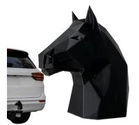 3D Horse Cover, Trailer Hitchs Protector Cap, 6cm Plug with Dustproof Seal, ABS Material, Tow Accessory with Animal Design, Hitch Guard for Outdoor Vehicles