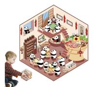 3D House Stickers, 3D Landscape Stickers, DI Y 3 D House Stickers, 3D Handcraft Room Decals, Creative Kids Room Sticker Scenes, Make Your Own Room Sticker for Passing Time